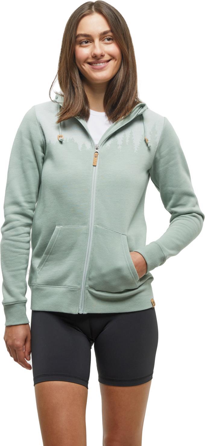 Juniper Zip Hoodie - Womens - oasis heather / white 1