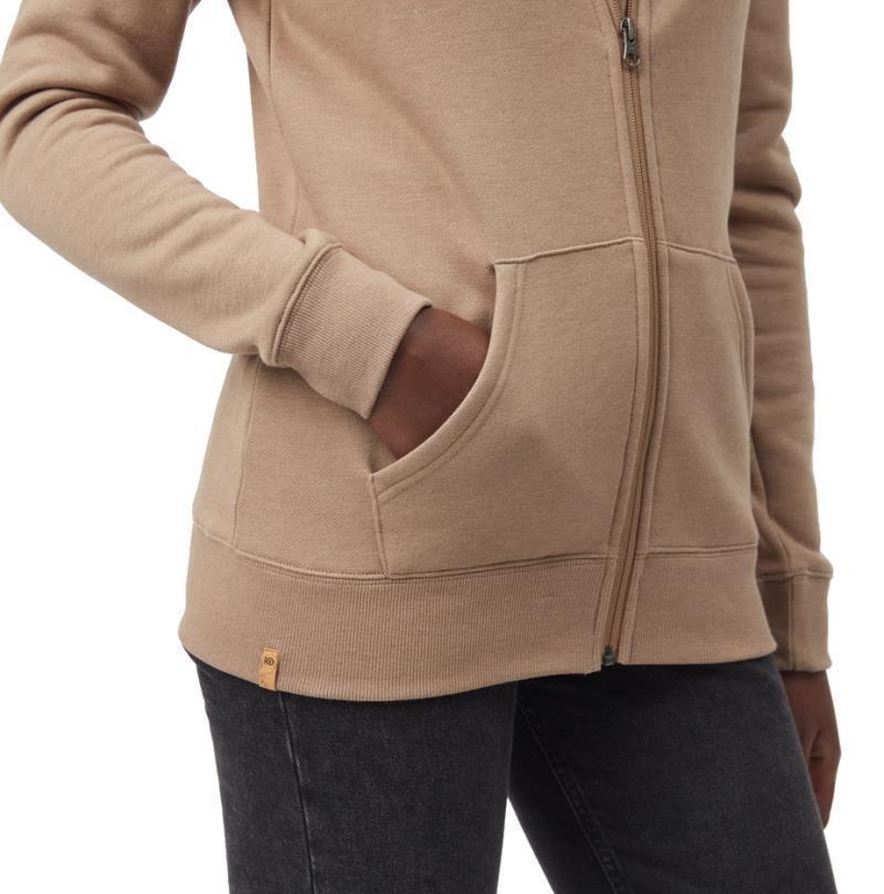 Juniper Zip Hoodie - Womens - pine bark heather 1