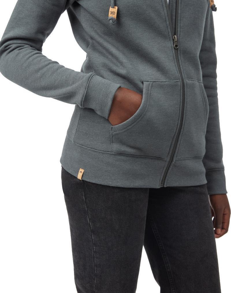 Juniper Zip Hoodie - Womens - urban green heather 1