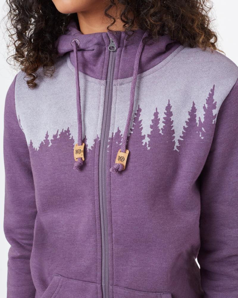 Juniper Zip Hoodie - Womens - vintage violet heather 1