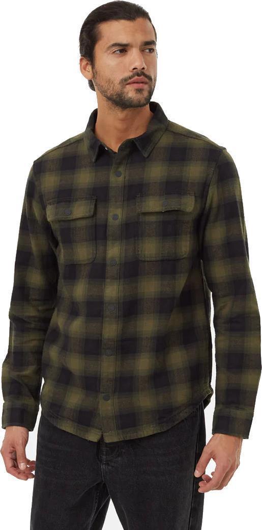 Kapok Colville Shirt - Mens - Meteorite Black / Olive Night Green 1