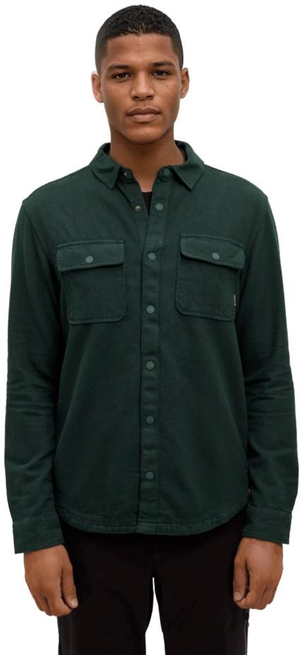 Kapok Flannel Colville - Mens - dark forest green 1