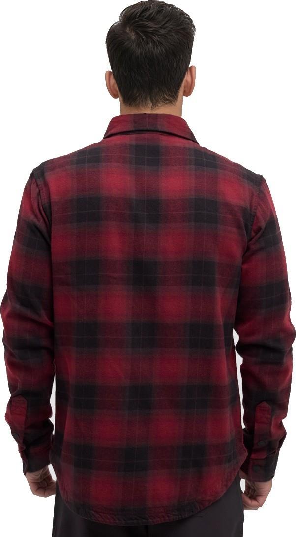 Kapok Flannel Colville - Mens - deep burgundy / storm plaid 1