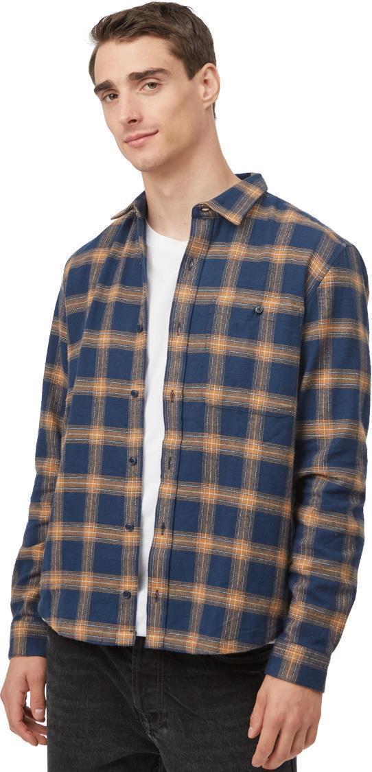 Kapok Flannel Shirt - Mens - Dress Blue / Foxtrot / Silver Cloud 1