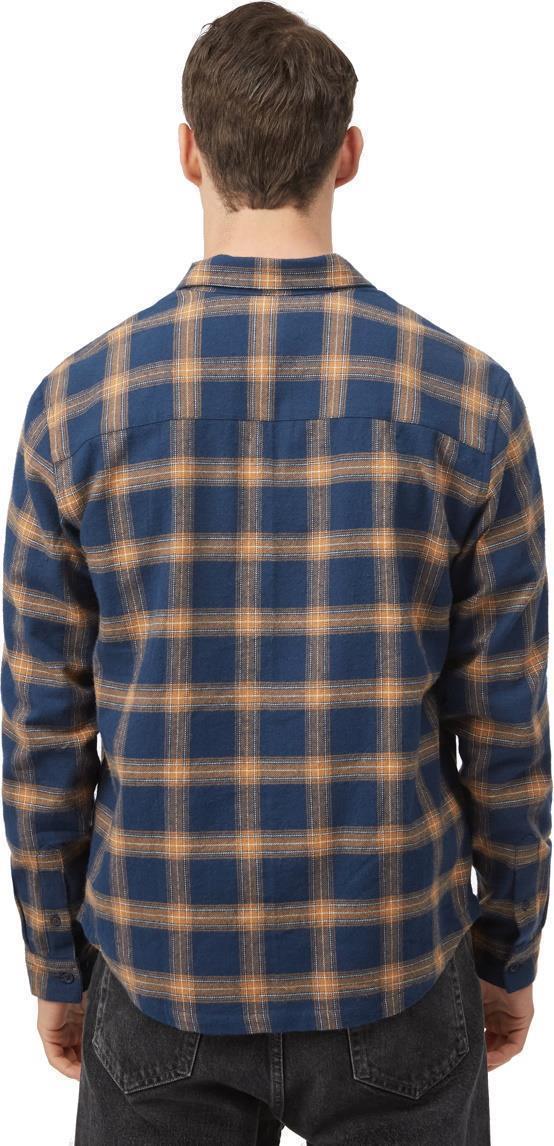 Kapok Flannel Shirt - Mens - Dress Blue / Foxtrot / Silver Cloud 3