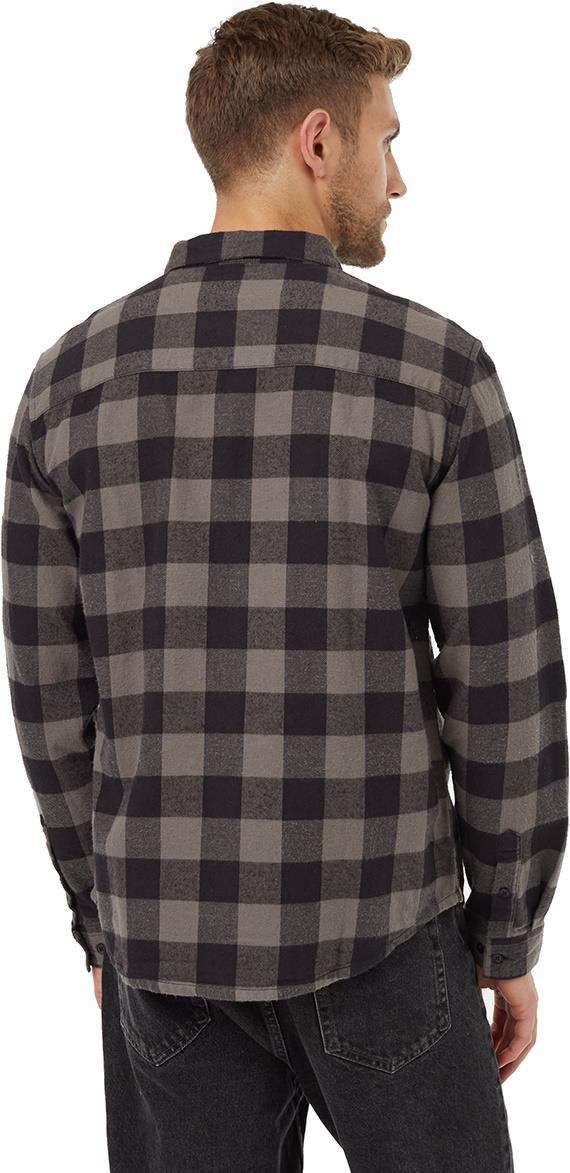 Kapok Flannel Shirt - Mens - Meteorite Black / Granite Grey 2