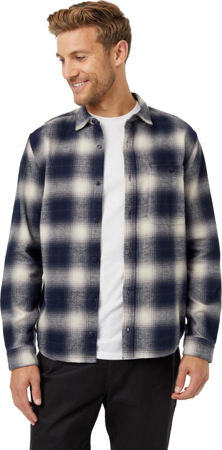 Kapok Flannel Shirt - Mens - Midnight Blue / Pale Oak 1