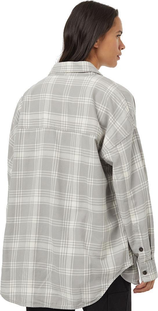 Kapok Flannel Shirt - Womens - Stone Grey / Window Plaid 2
