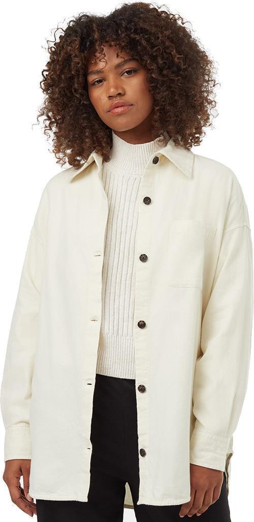 Kapok Flannel Shirt - Womens - Vintage White 1