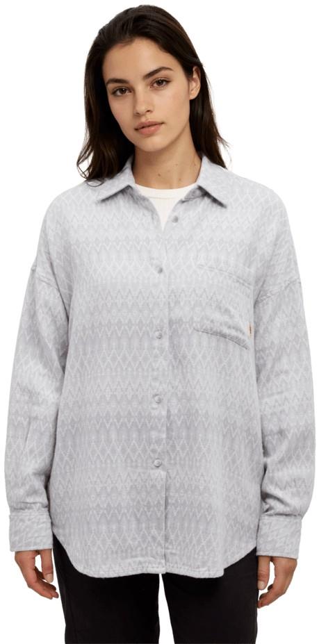 Kapok West End Shirt - Womens - harbour grey / islet jacquard 1