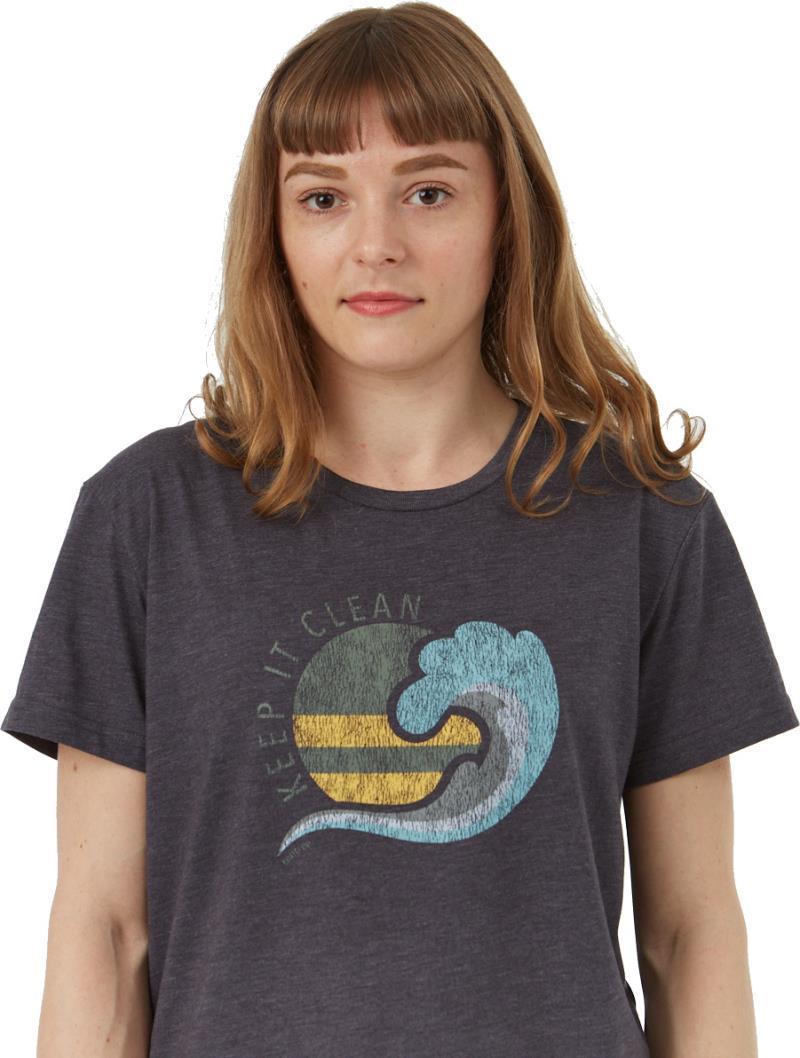 Keep It Clean T-Shirt - Womens - periscope grey heather 1