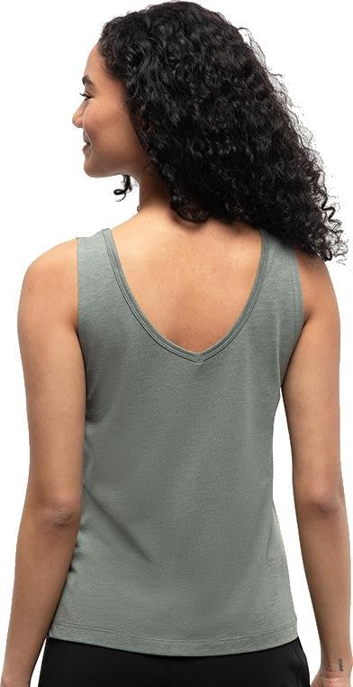 Kinney Tank - Womens - agave green heather 1