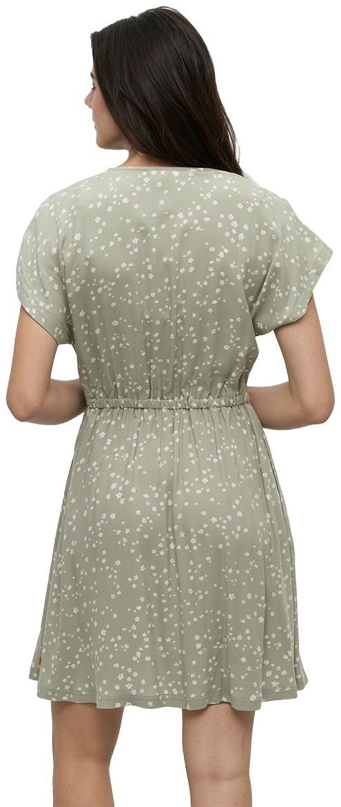 Kits Dress - light moss / bloom floral 1