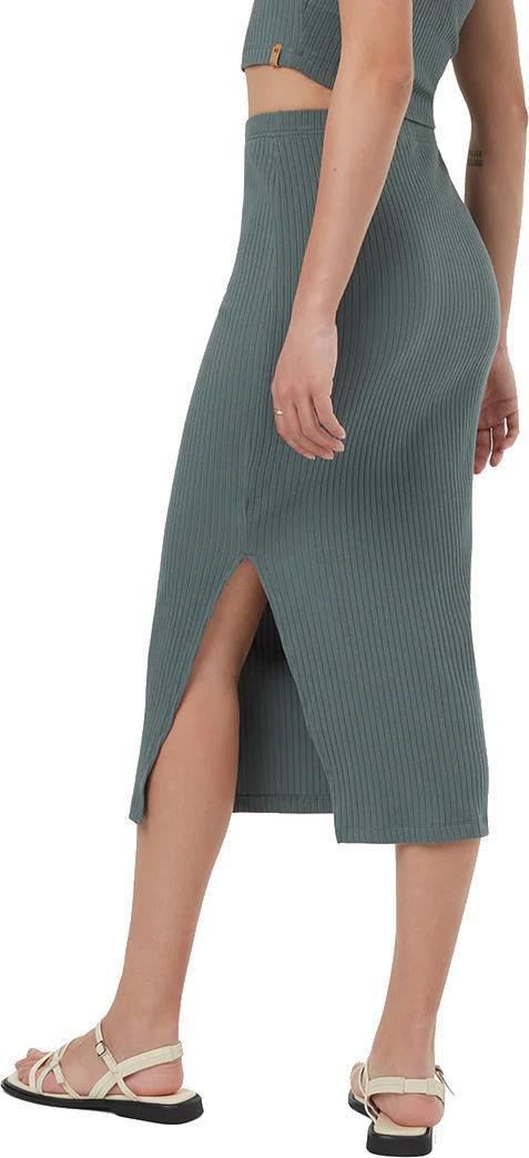 Knit Rib Skirt - Light Urban Green 2