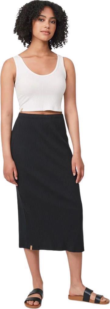 Knit Rib Skirt - Meteorite Black 4