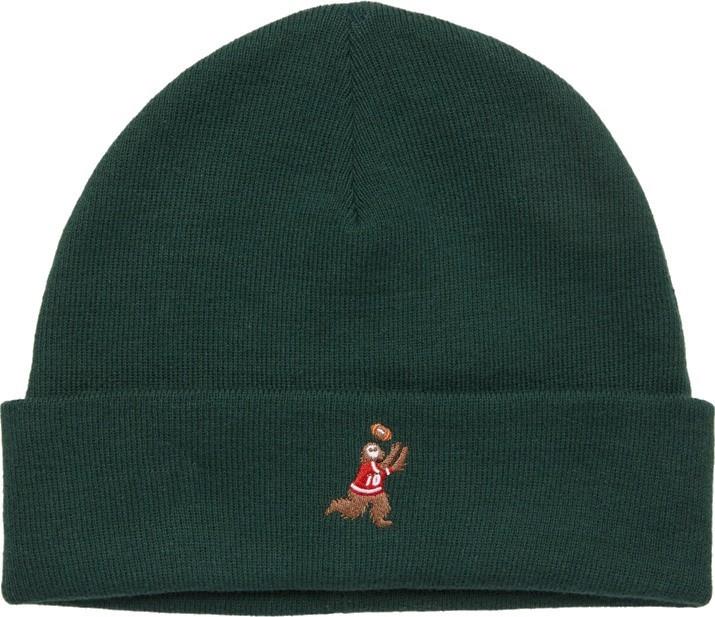 Kurt Sasquatch Beanie - forest pine / football 1