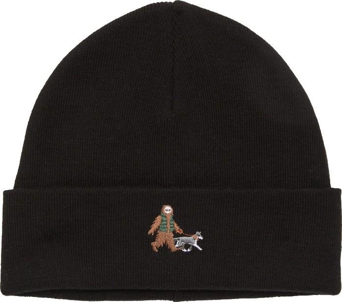 Kurt Sasquatch Beanie - meteorite black / dog walk / forest pine 1