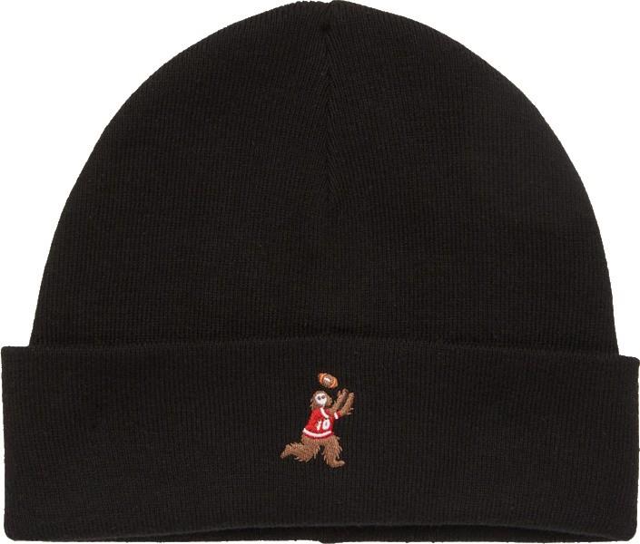 Kurt Sasquatch Beanie - meteorite black / football 1