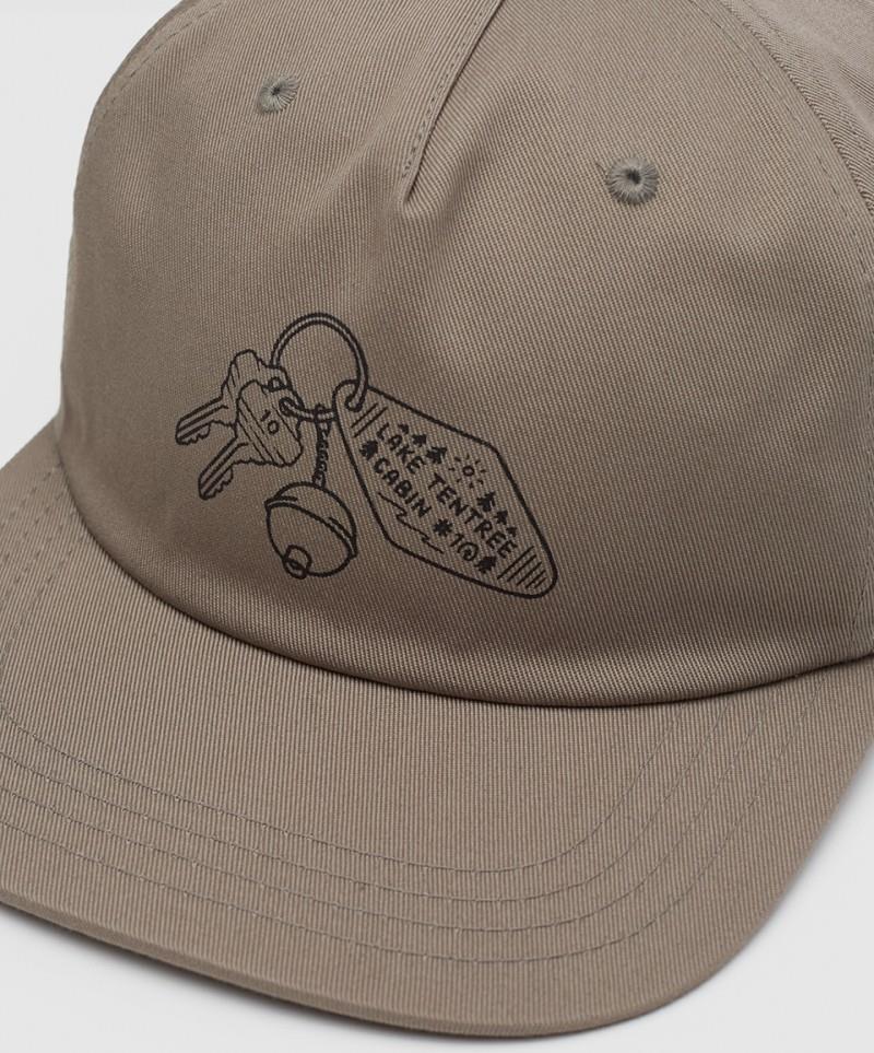 Lake Getaway Apex Hat - clay / meteorite black 1