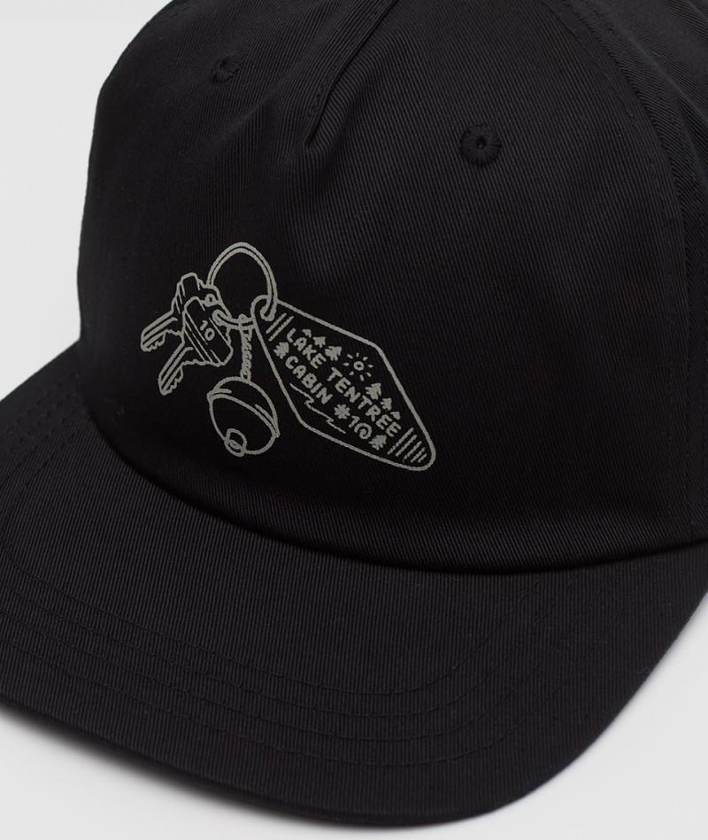 Lake Getaway Apex Hat - meteorite black / creek stone 1