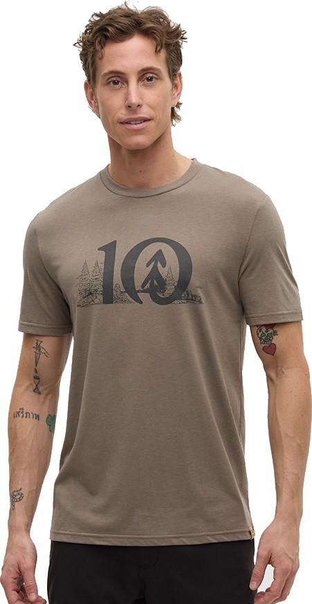 Lake Life Logo T-Shirt - Mens - clay / graphite 1