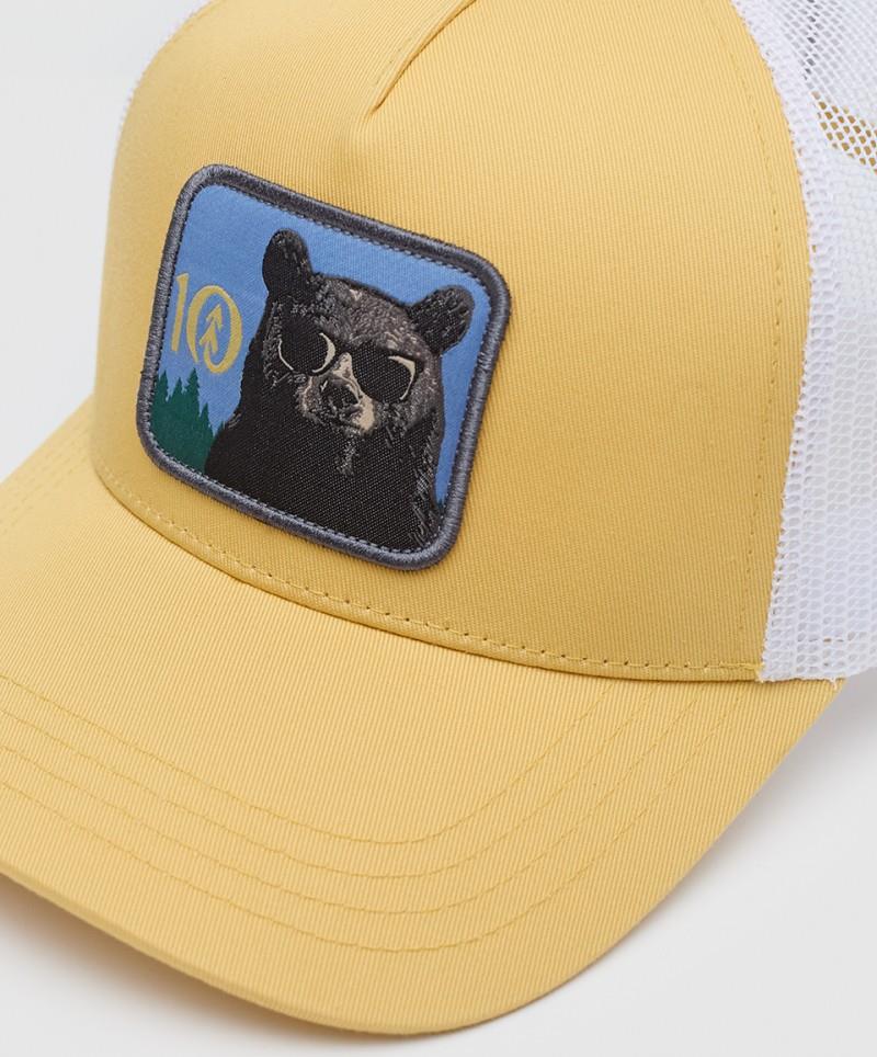 Lake Logo Altitude Hat - dusk yellow / bear 1