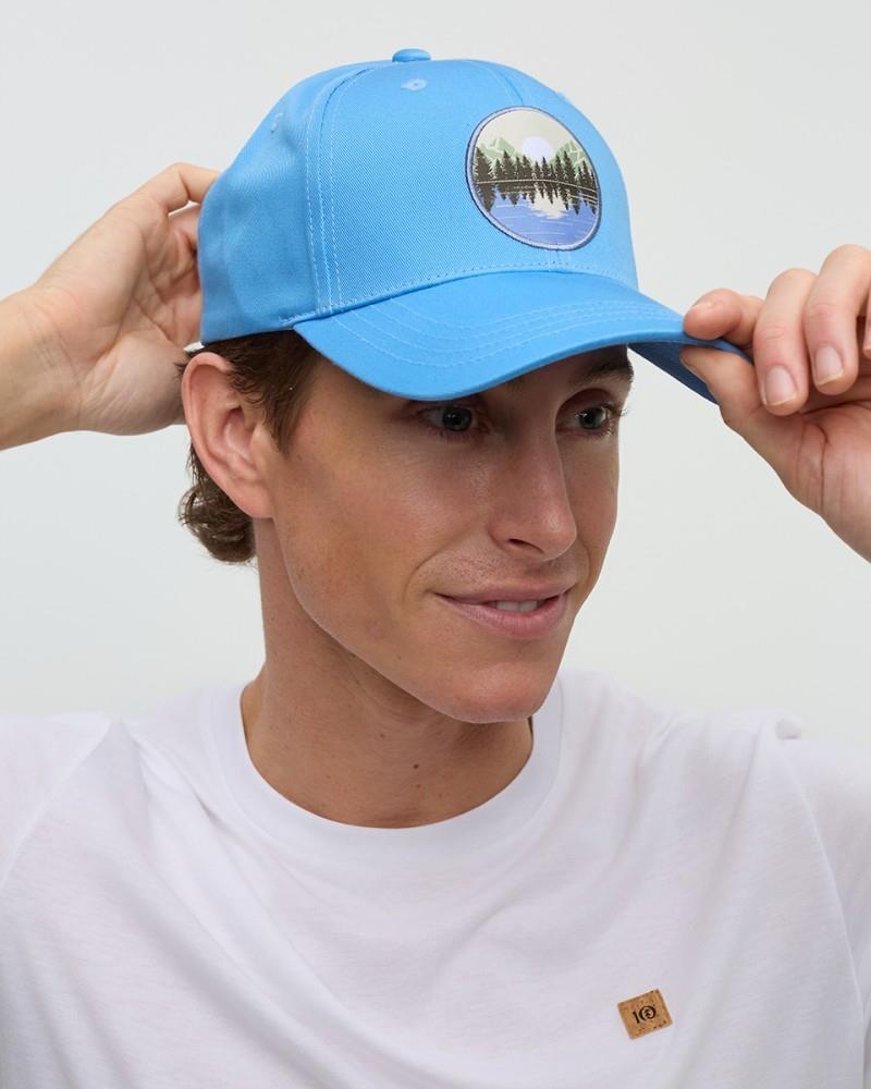 Lake Patch Elevation Hat - blue lagoon / sand stone 1