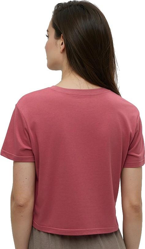 Lake View Crop T-Shirt - Womens - rosewood / lake view 1
