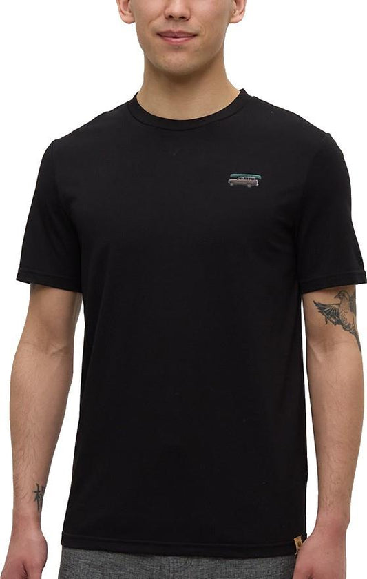 Lake tentree T-Shirt - Mens - meteorite black / lake day 1