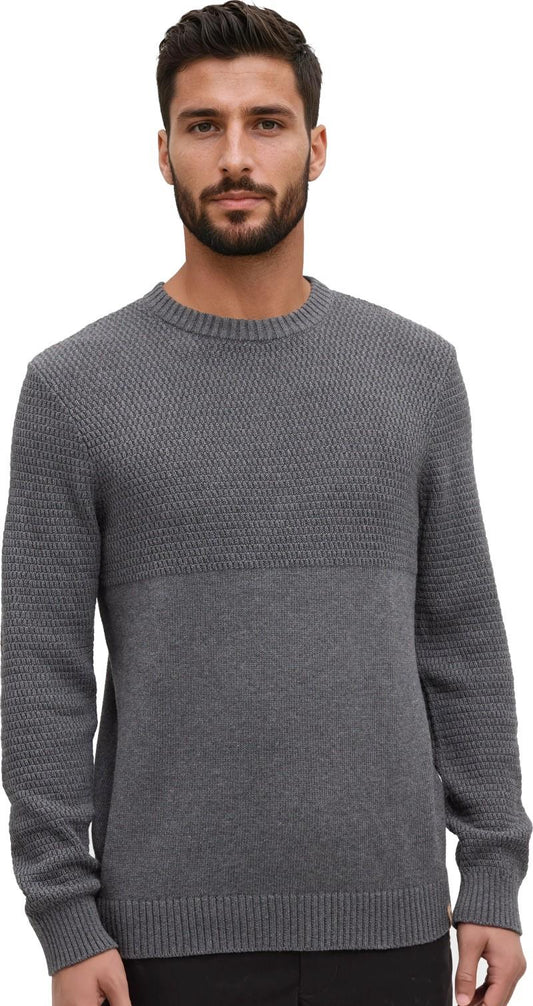 Lincoln Sweater - Mens - dark grey heather 1