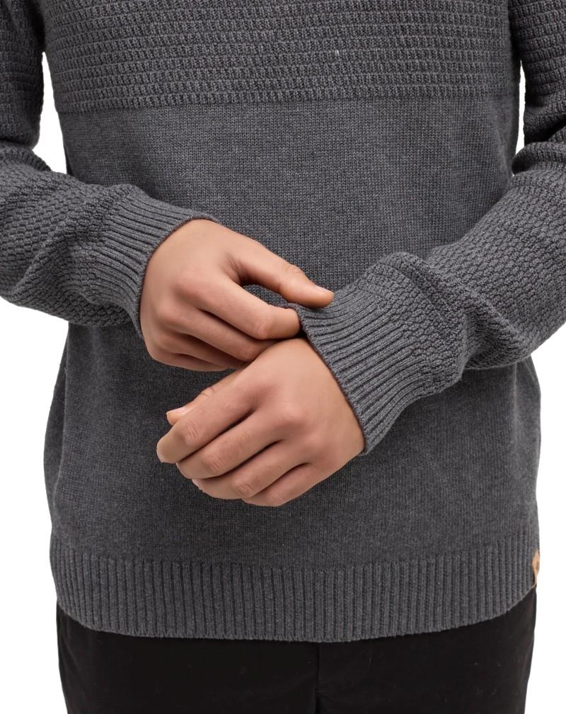 Lincoln Sweater - Mens - dark grey heather 1