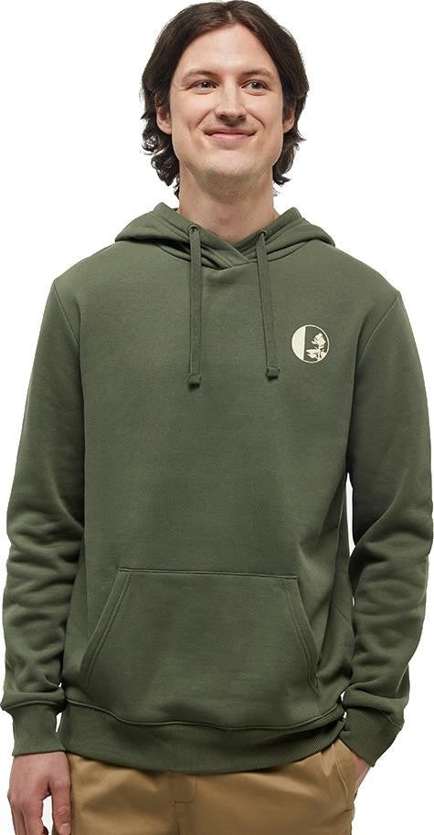 Linear Tree Hoodie - Mens - deep olive / sunray 1
