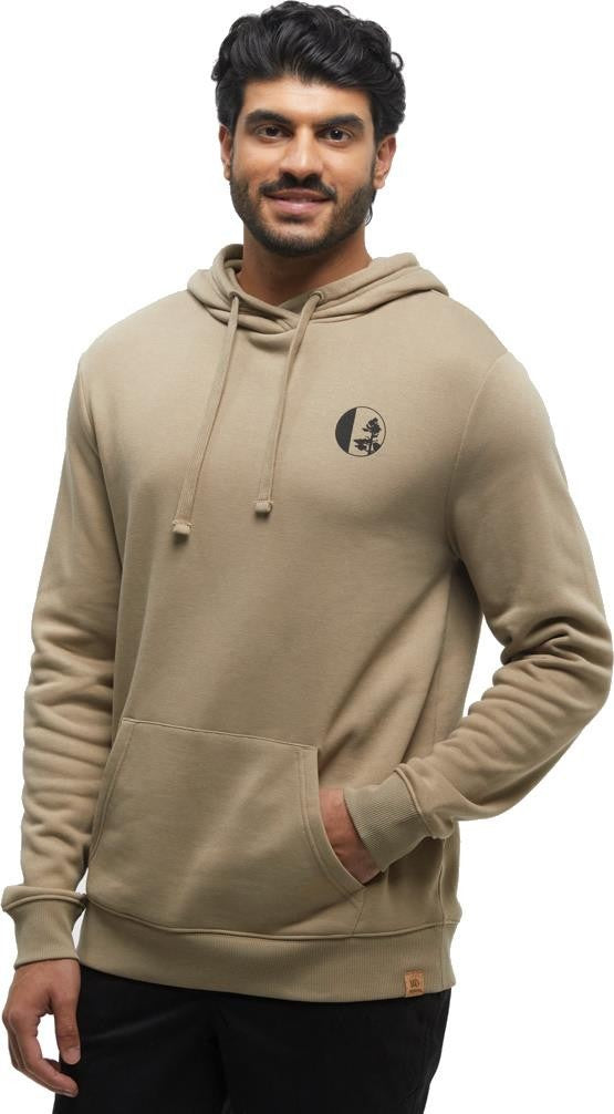 Linear Tree Hoodie - Mens - khaki / meteorite black 1