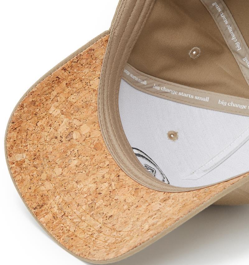 Logo Cork Brim Altitude Hat - Khaki 4