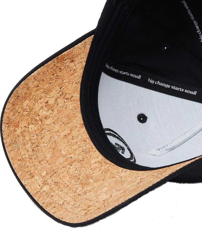 Logo Cork Brim Altitude Hat - Meteorite Black 4