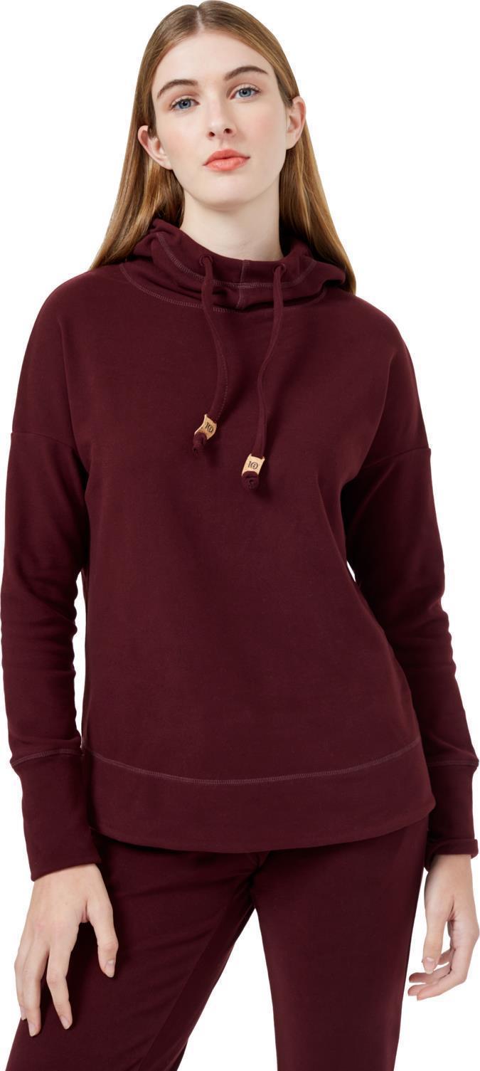 Luxe Cowl Fleece - Womens - Mulberry 1