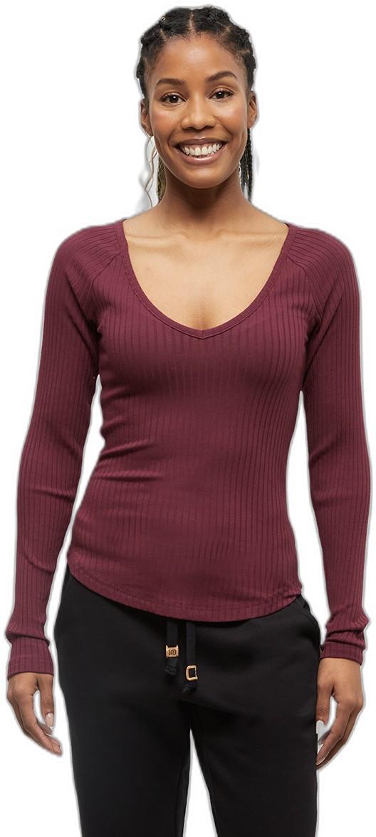 Madison LS - Womens - deep burgundy 1