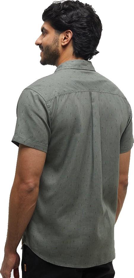 Mancos Shirt - Mens - agave green / small tree / deep olive 1