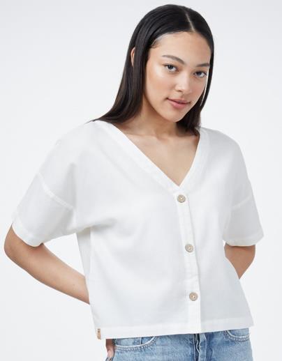 Market Shirt - Womens - Cloud White 1