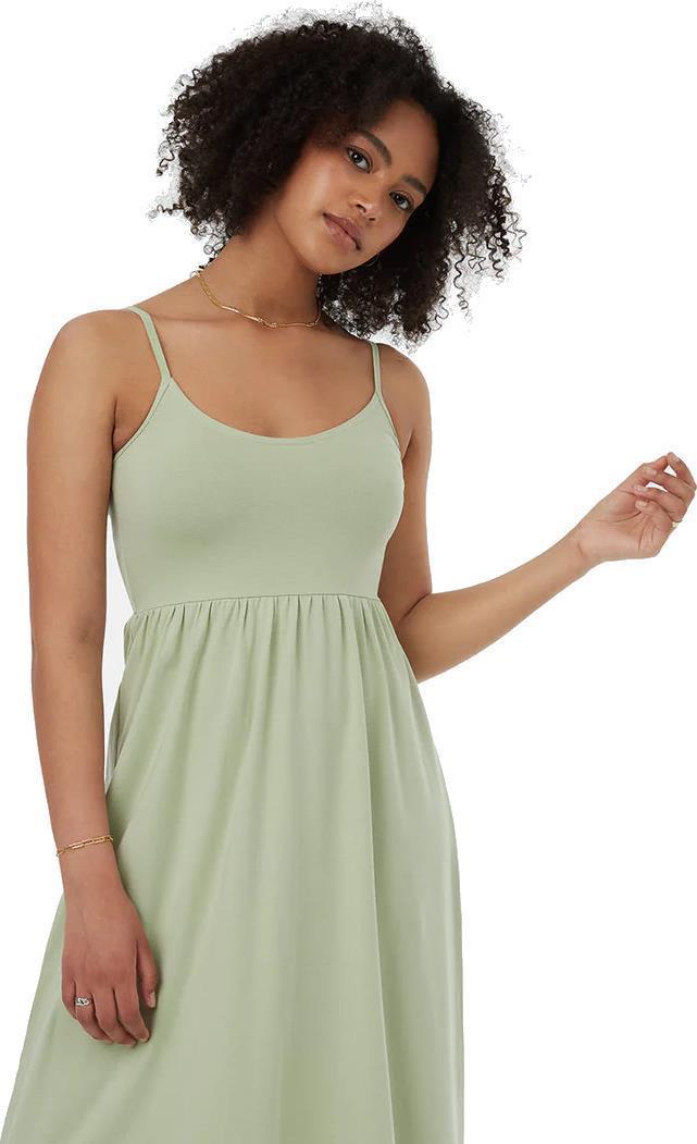 Modal Sunset Dress - light sage 1