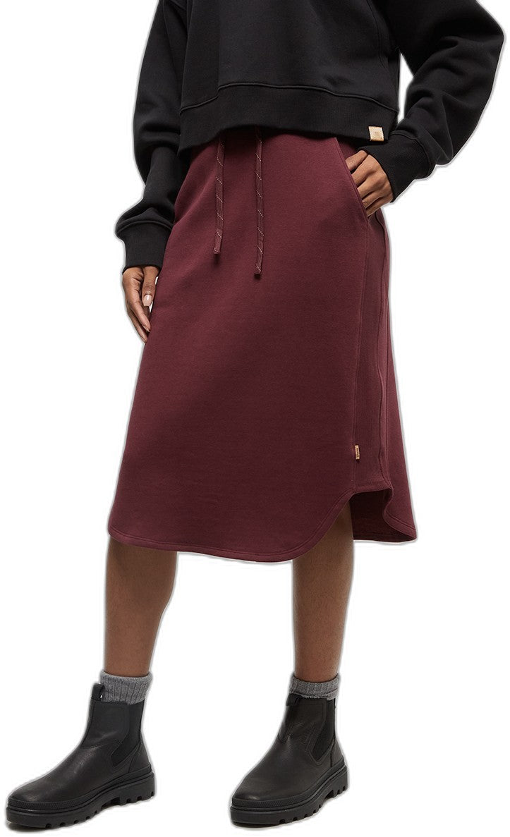Montrose Skirt - deep burgundy 1