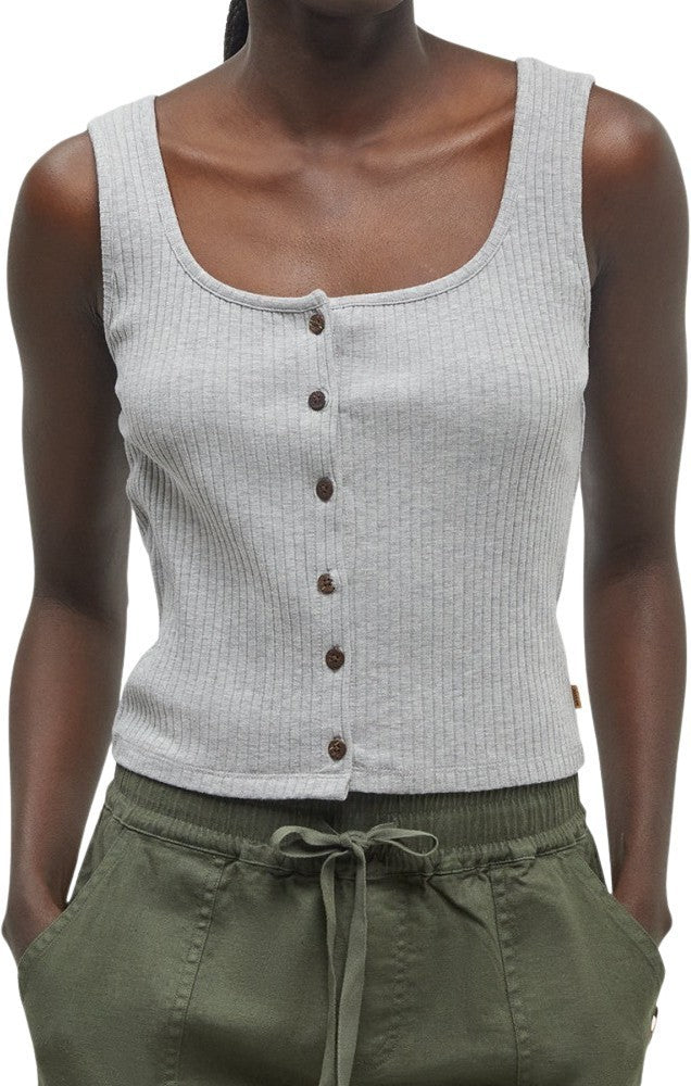 Moraine Tank - Womens - grey heather 1