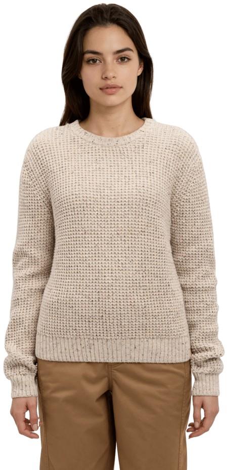 Morrell Fleck Sweater - Womens - pale oak heather fleck 1
