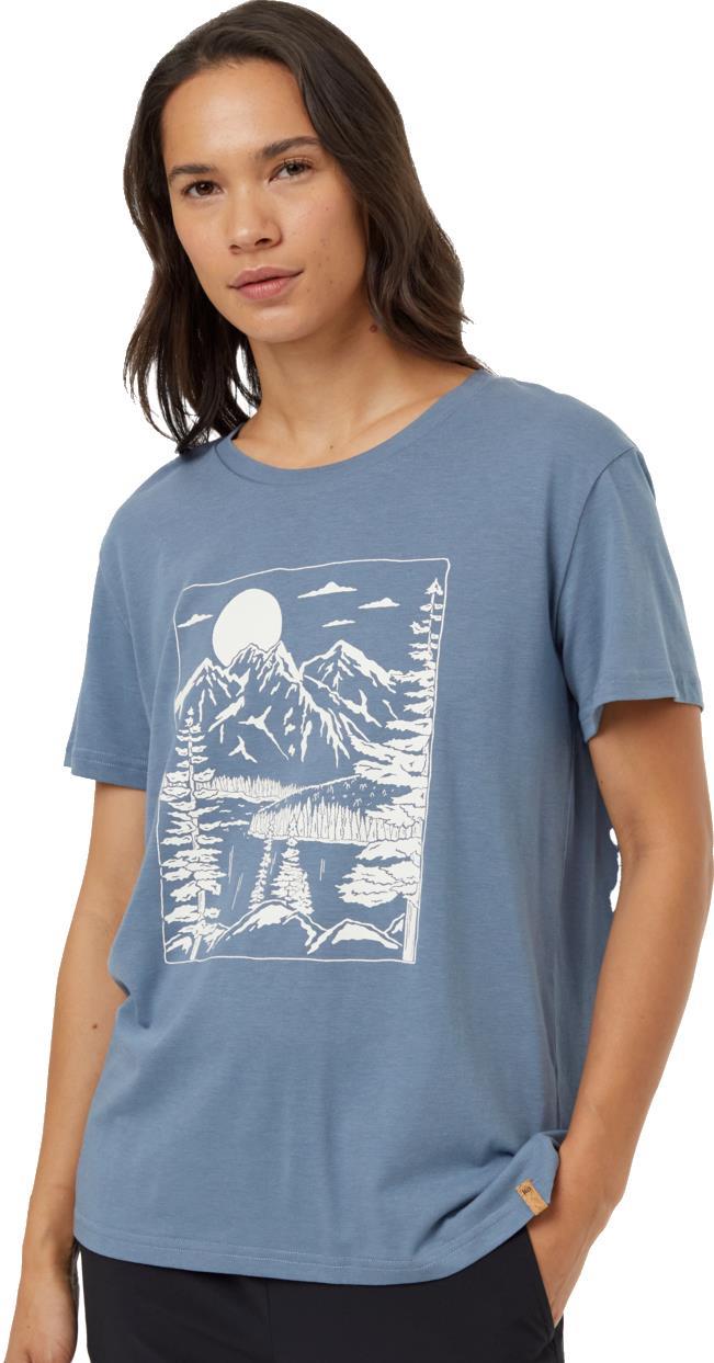 Mountain Air T-Shirt - Womens - blue mirage / vintage white 1