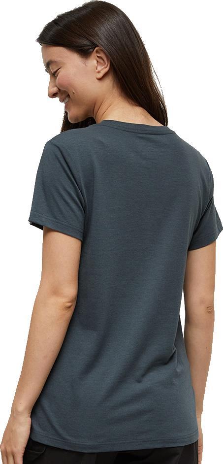 Mountain Fields T-Shirt - Womens - Forest River Green / Vintage White 2