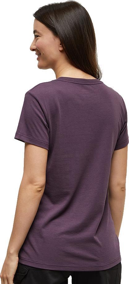 Mountain Fields T-Shirt - Womens - Midnight Plum / Vintage White 3