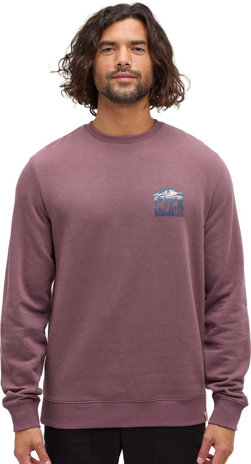 Mountain Mirror Crew - Mens - mauve stone / meteorite black 1