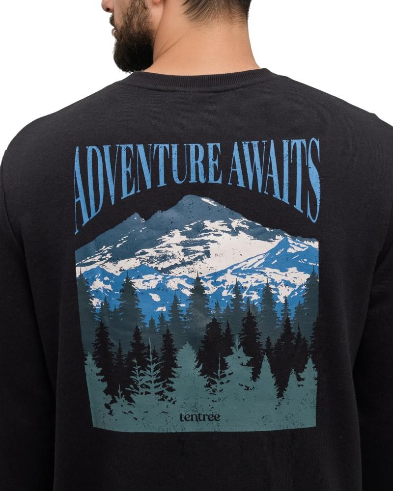 Mountain Mirror Crew - Mens - meteorite black / blue horizon 1