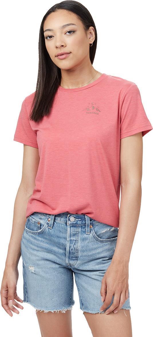 Mountain Moon T-Shirt - Womens - desert red 1