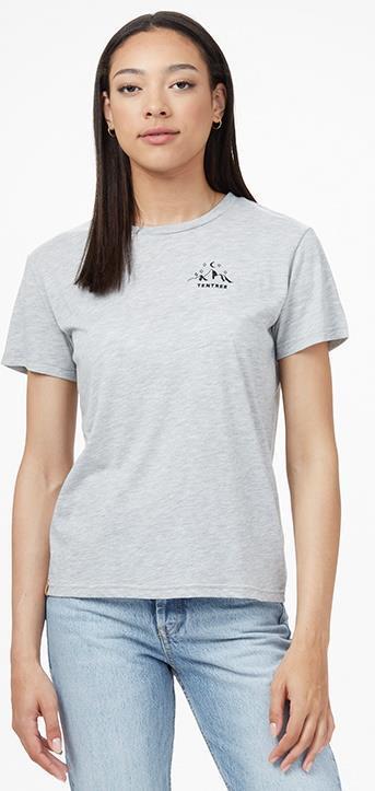 Mountain Moon T-Shirt - Womens - hi rise grey heather 1